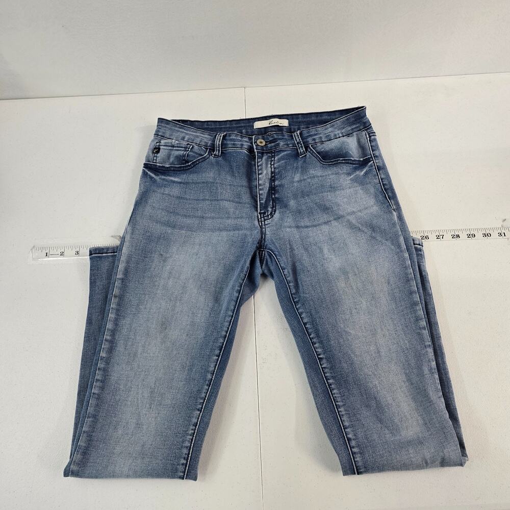 Kancan Chanel High Rise Ankle Skinny Jeans w11 29 blue denim womens light 6105